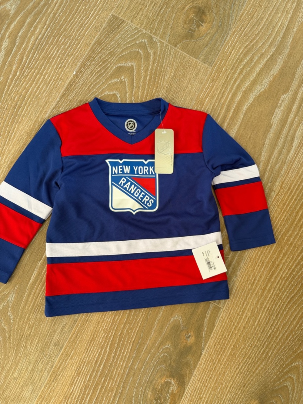 NWT NHL Toddler New York Rangers Jersey Size 4T